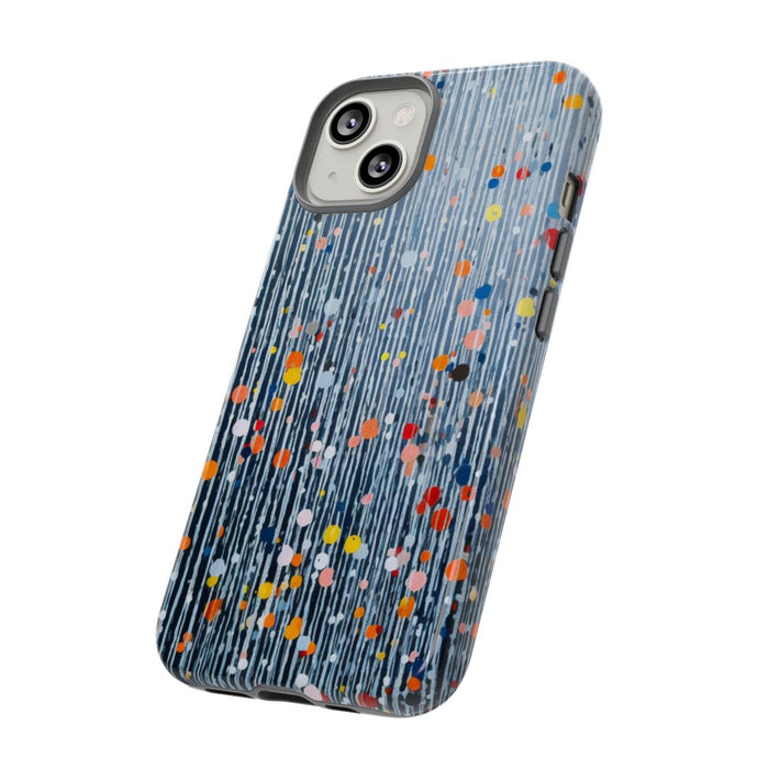 Kleurrijk Abstract Patroon met Dots en Lijnen