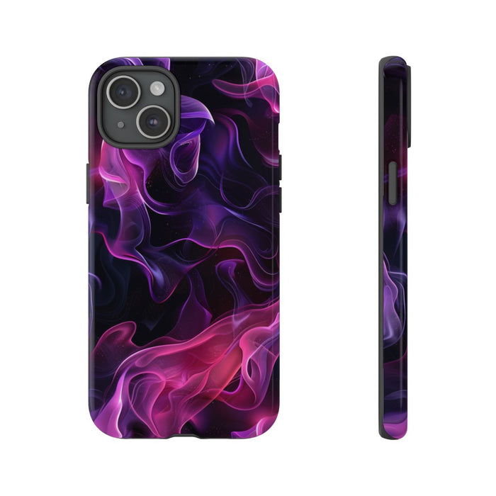 Violette en Roze Abstracte Vlammen