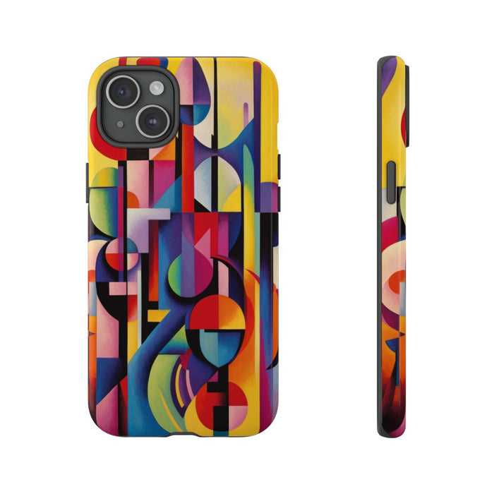 Abstracte Geometrische Vormen met Heldere Kleuren