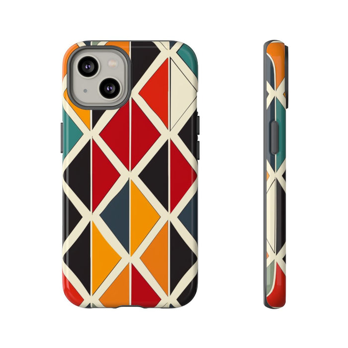 Kleurrijk Geometrisch Diamantpatroon