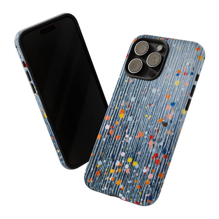 Kleurrijk Abstract Patroon met Dots en Lijnen