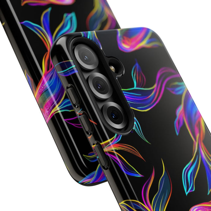 Neonkleurige Vissenpatroon