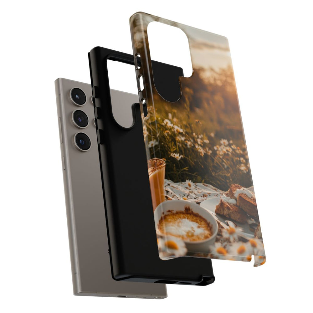 Zonnig Madeliefjesveld Ontbijtscène