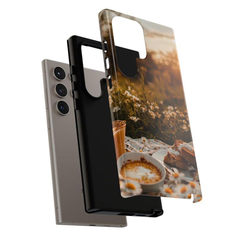 Zonnig Madeliefjesveld Ontbijtscène