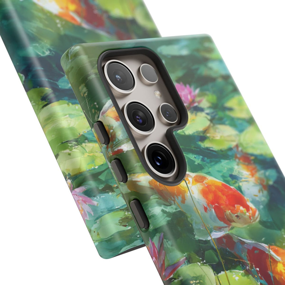 Koi Karpers en Waterlelies