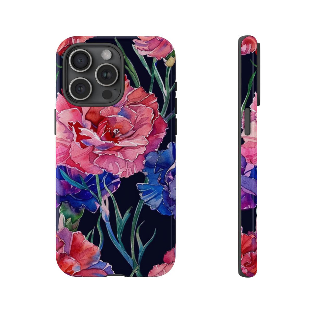 Aquarel Anjers Bloemenpatroon