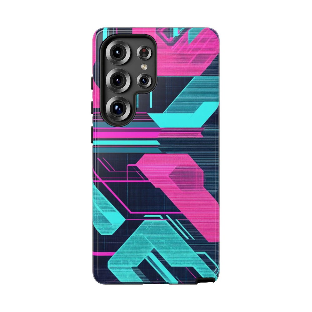 Neon Geometrisch Cyberpunkpatroon
