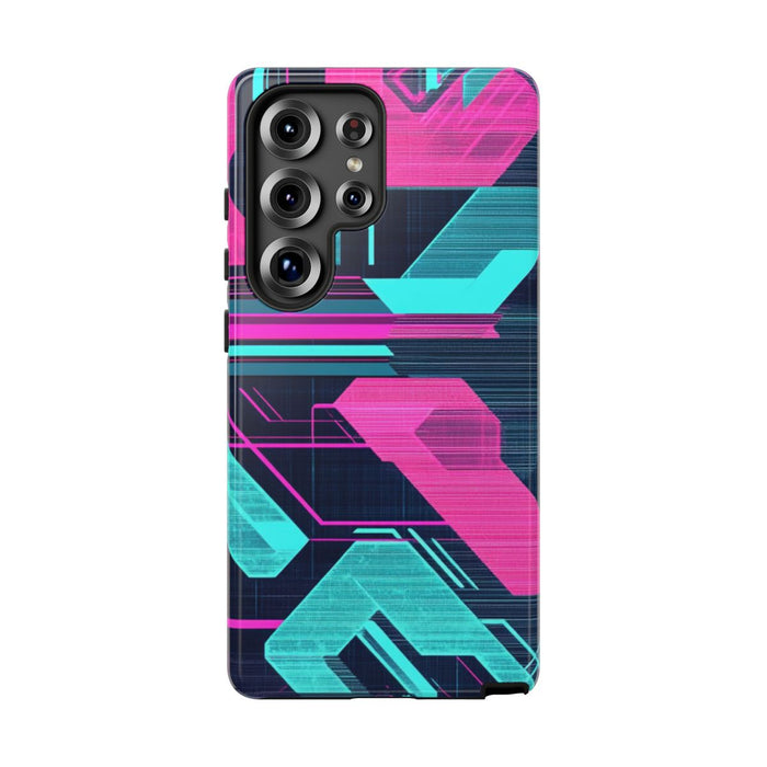 Neon Geometrisch Cyberpunkpatroon