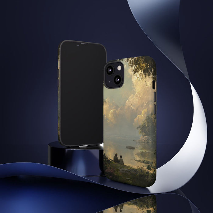 Vredig Meerlandschap met Vriendschap