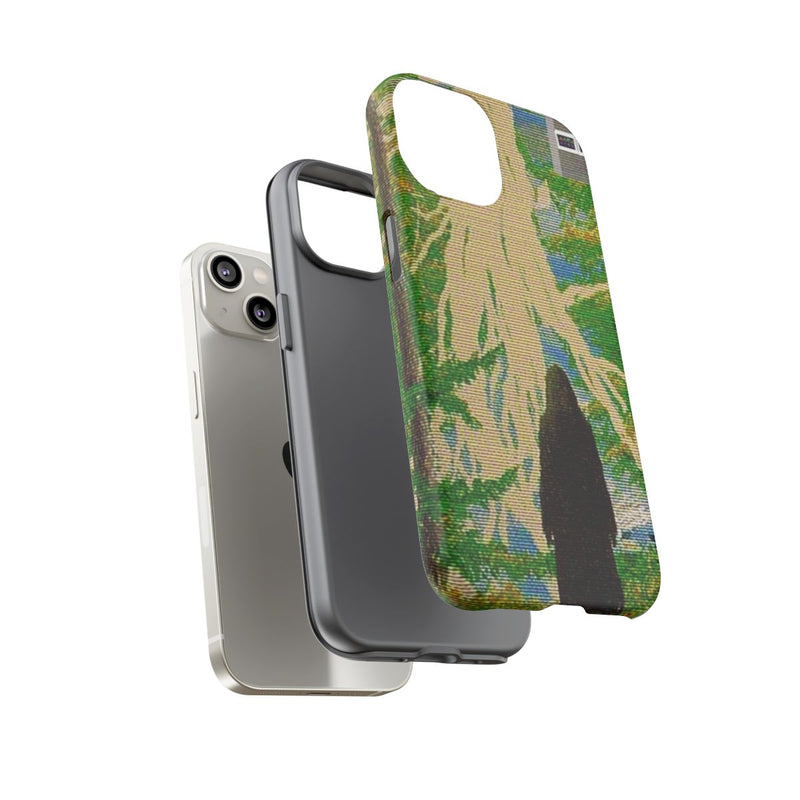 Boslandschap met Geheime Gestalte en Boomwortels