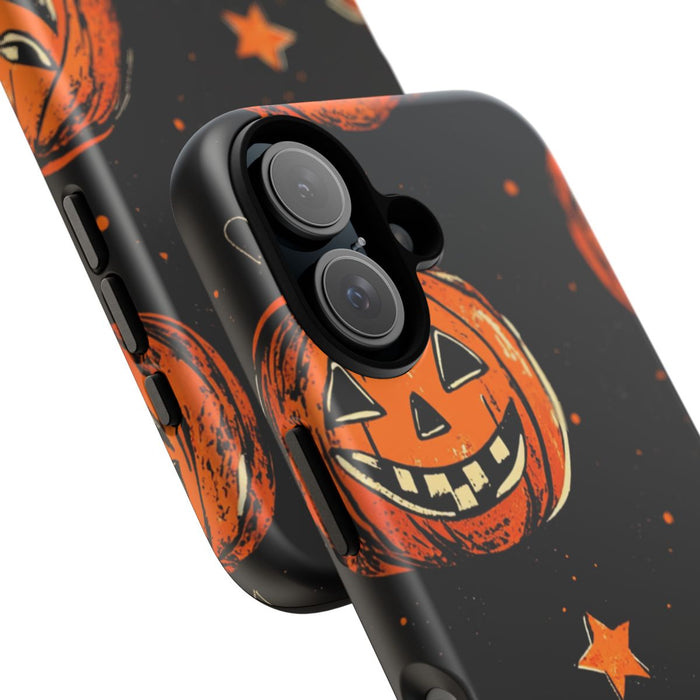 Grunge Halloween Pompoenenpatroon