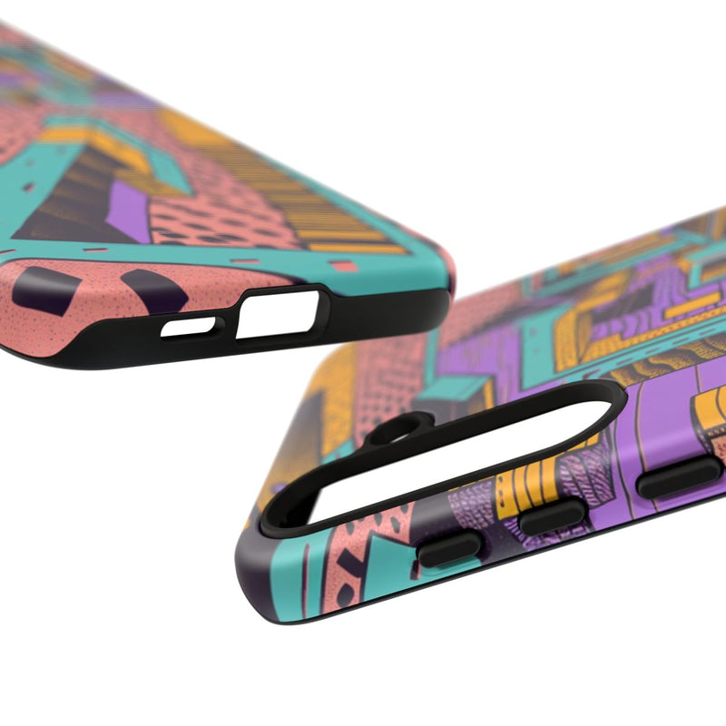 Geometrisch Abstract Patroon met Dieptewerking