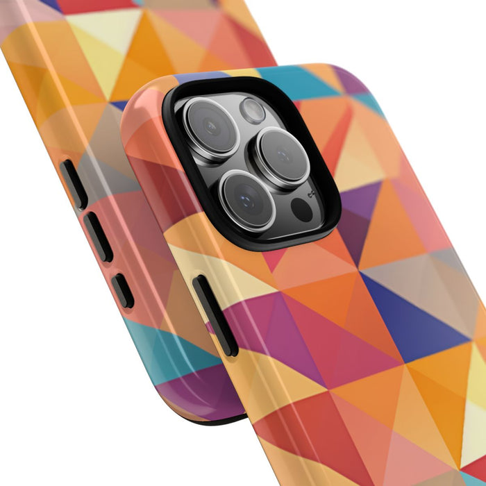 Kleurrijk Geometrisch Hoekpatroon