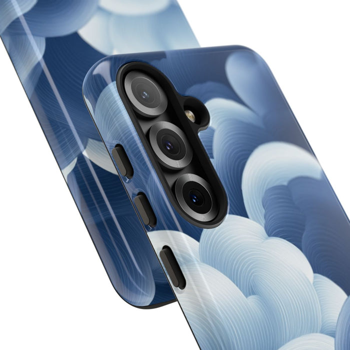 Blauw-Wit Wolkenpatroon