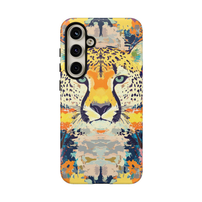 Abstracte Cheetah Gezichtspatroon