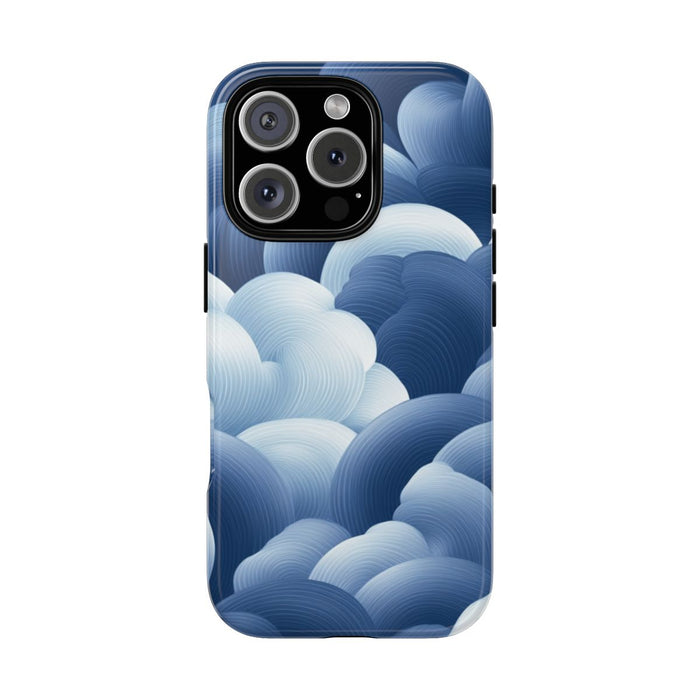 Blauw-Wit Wolkenpatroon