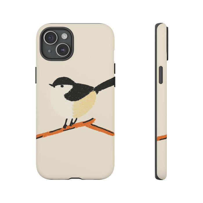 Minimalistische Vogelillustratie