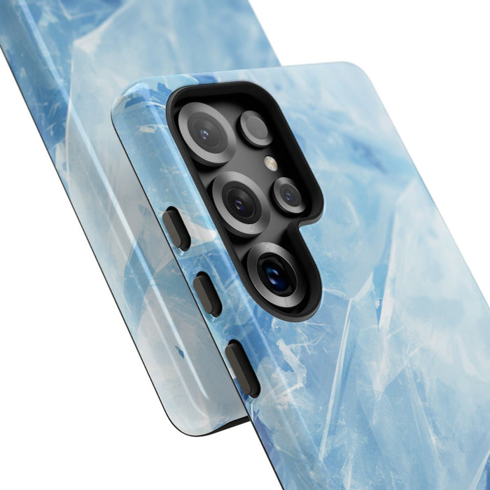 Blauwe IJstextuur