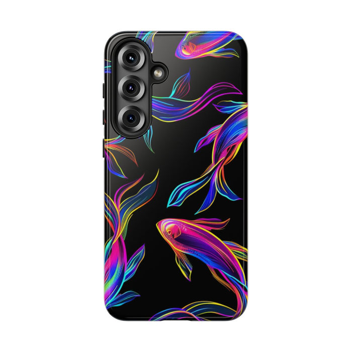 Neonkleurige Vissenpatroon