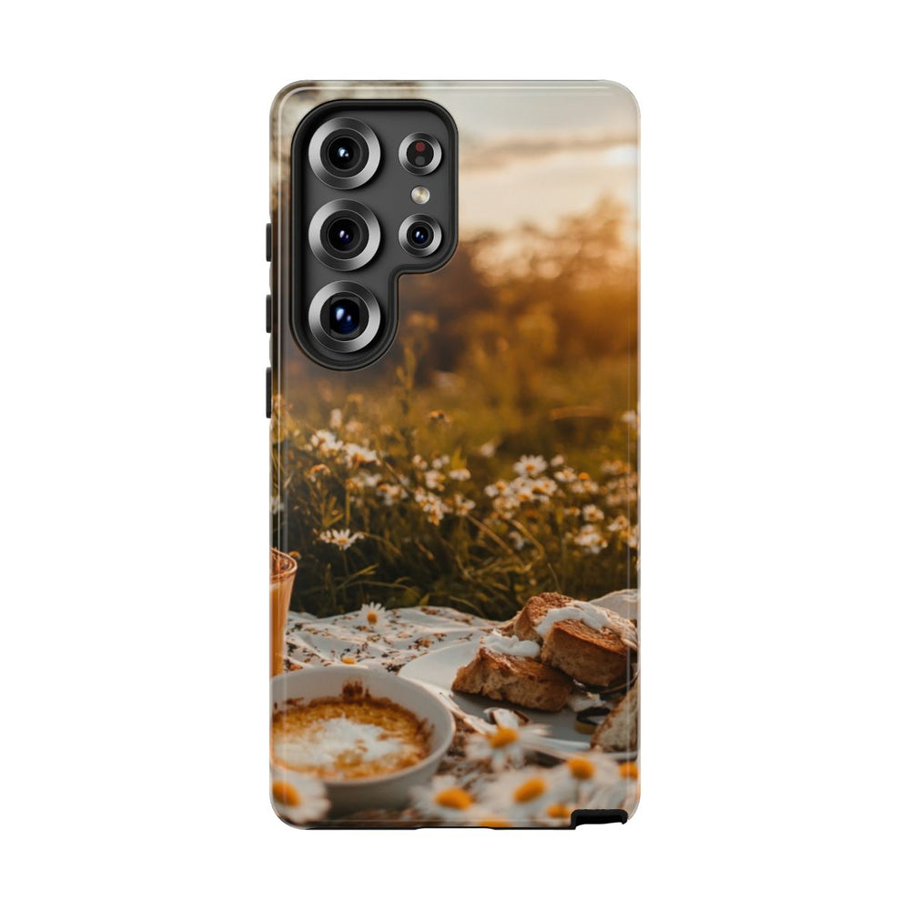 Zonnig Madeliefjesveld Ontbijtscène