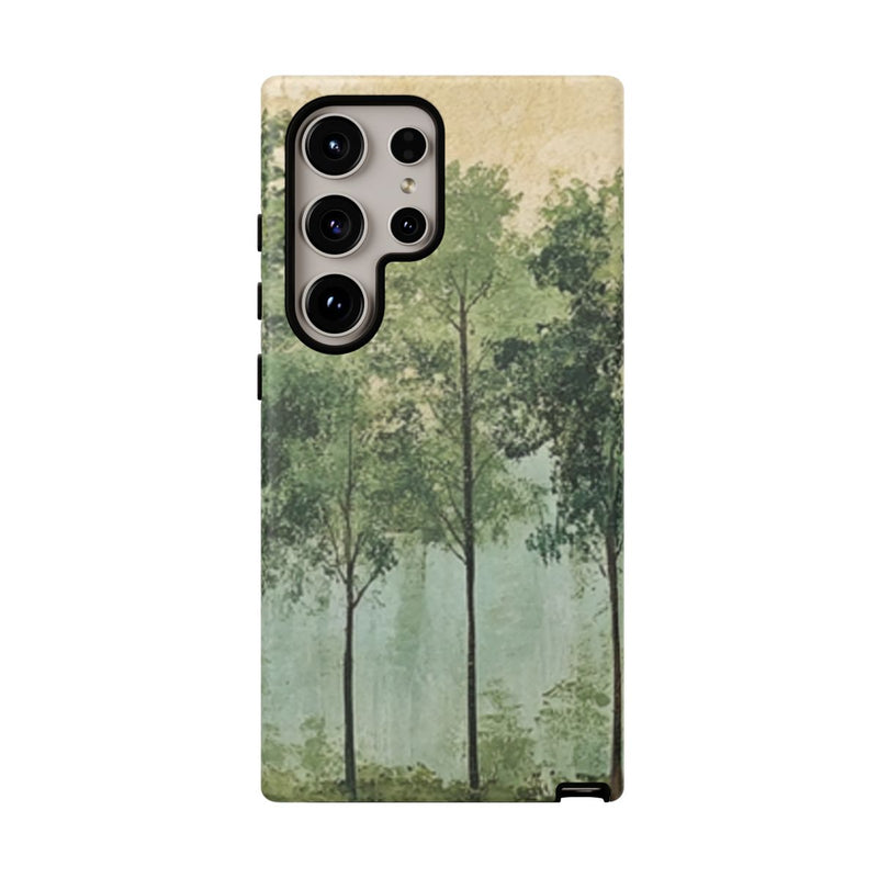 Groene Boomlijn Muurkunst
