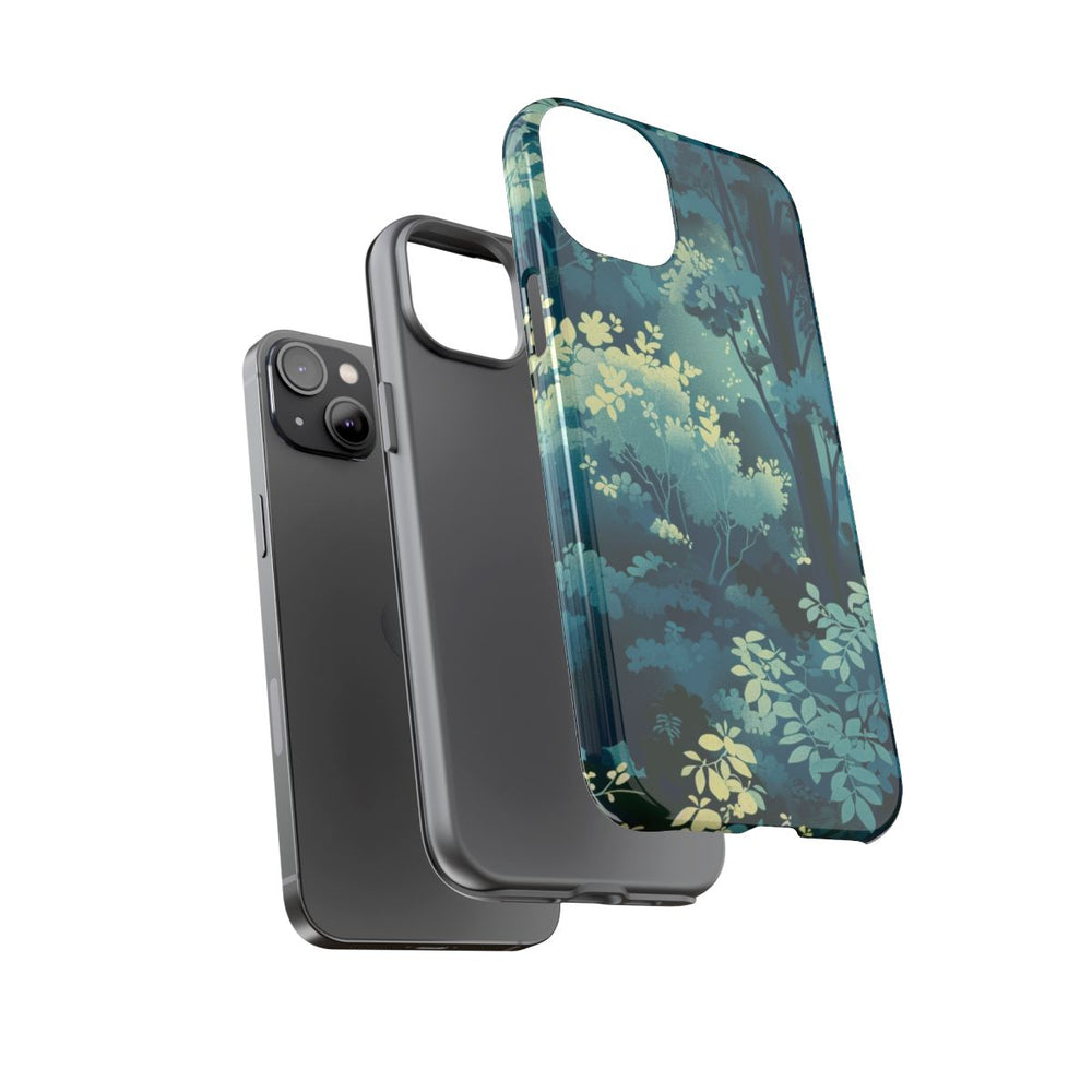 Gloeiende Bosbladeren in Laagjes