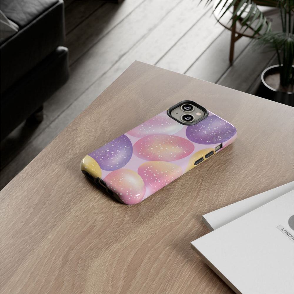 Pastelkleurige Glitter Paaseieren Patroon