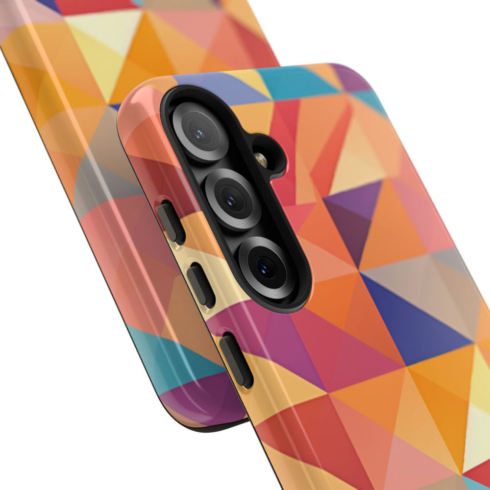 Kleurrijk Geometrisch Hoekpatroon