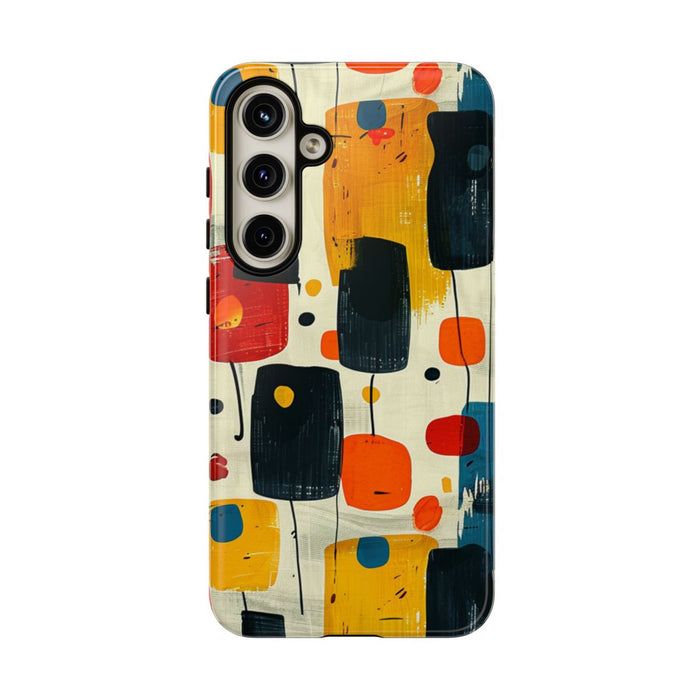 Mid-Century Abstract Geometrisch Patroon