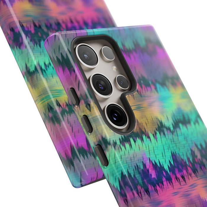 Kleurrijk Glitch Patroon Abstract Design