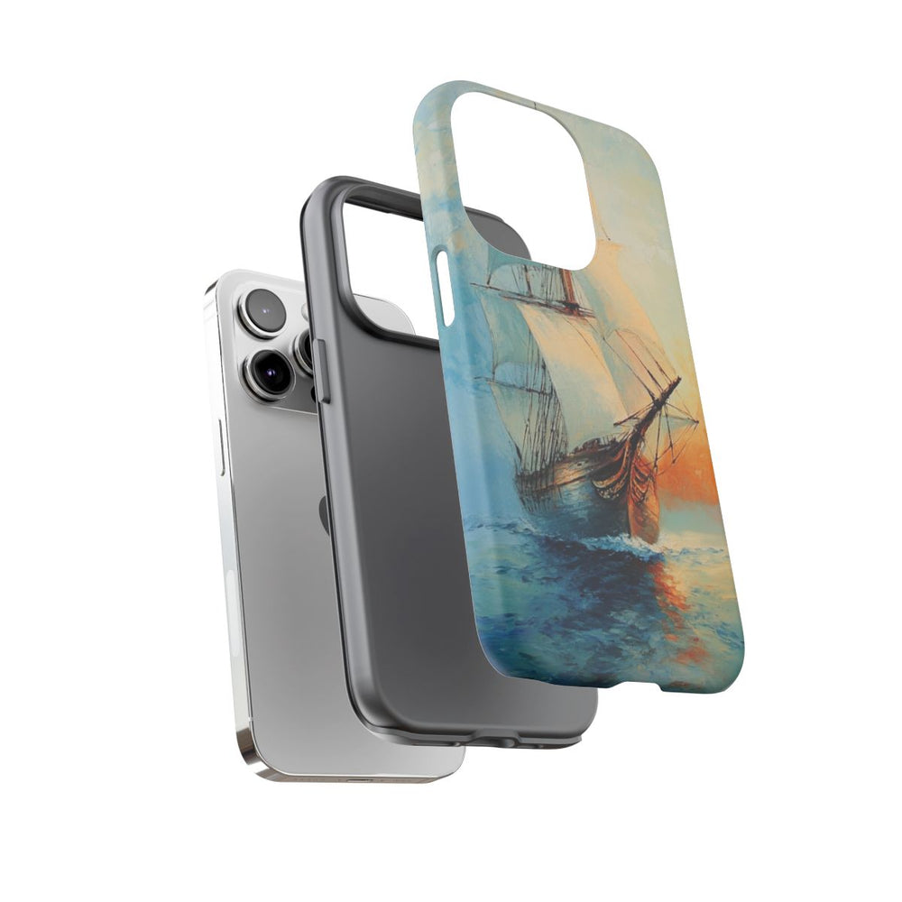 Zeilschip op Zee Olieverfschilderij