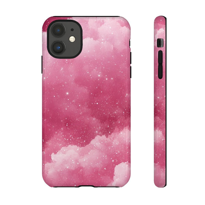 Roze Glitterwolkenpatroon
