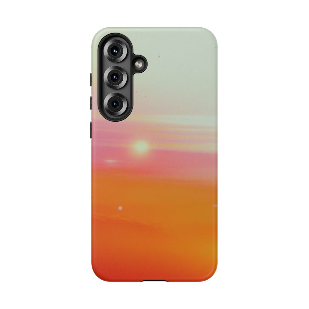 Abstracte Zonsondergang Met Kleuroverloop