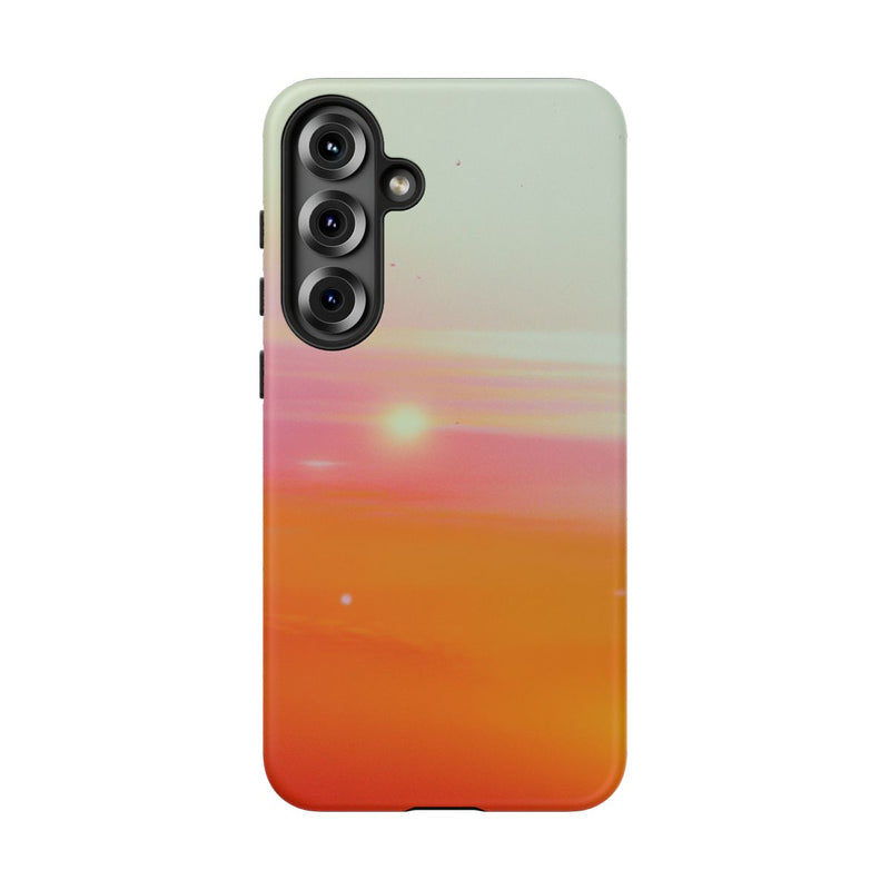 Abstracte Zonsondergang Met Kleuroverloop