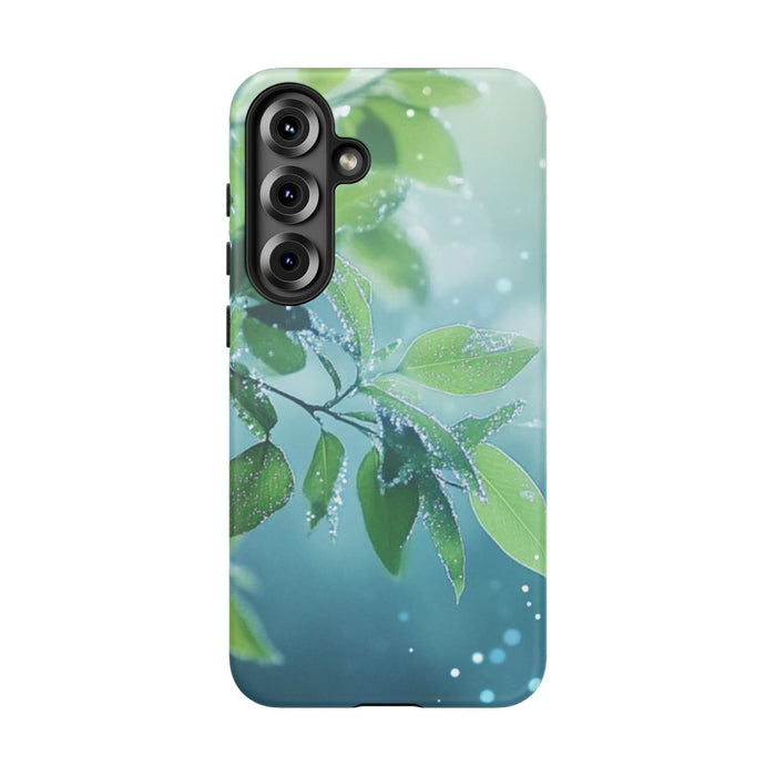 Frisse Groene Bladeren met Licht Bokeh