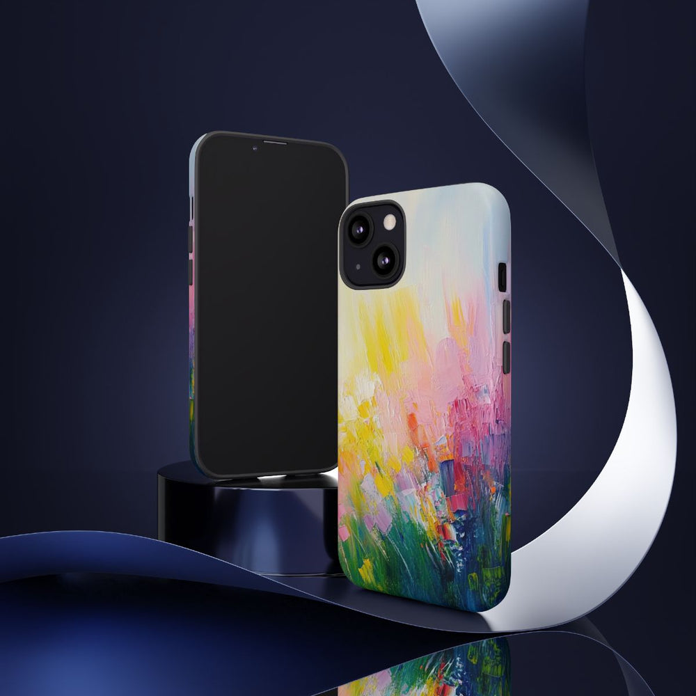 Abstracte Kleurrijke Penseelstreken