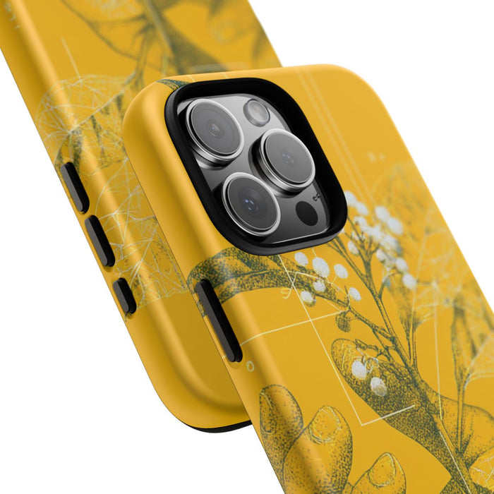 Hand met Botanische Bladeren en Bessen Illustratie