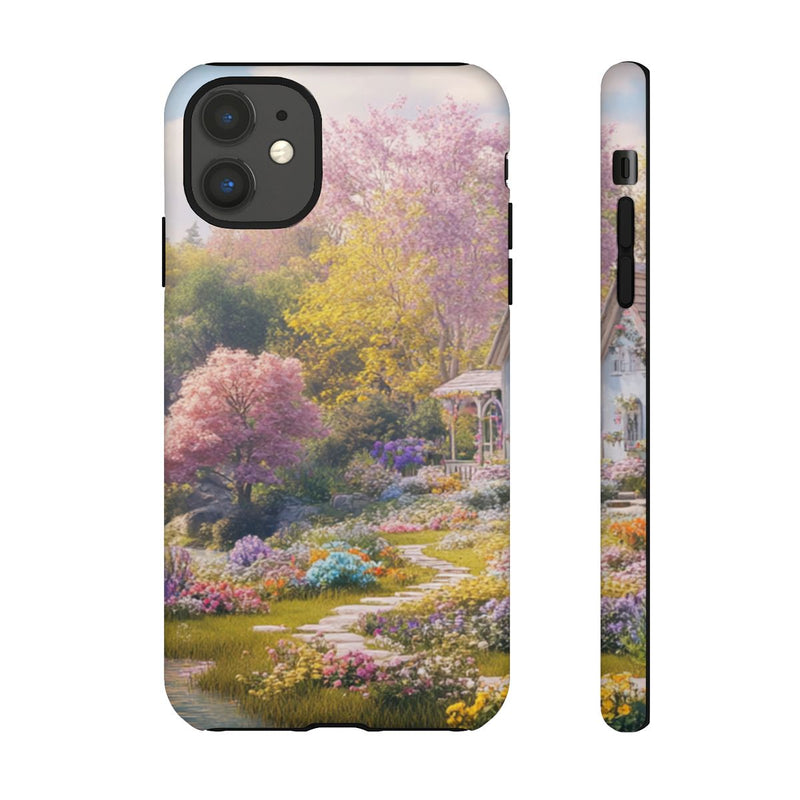 Bloemrijke Tuin en Sfeervol Huisje bij Waterval