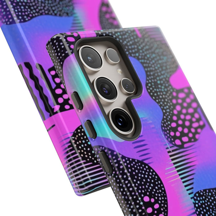 Abstract Neon Vaporwave Patroon