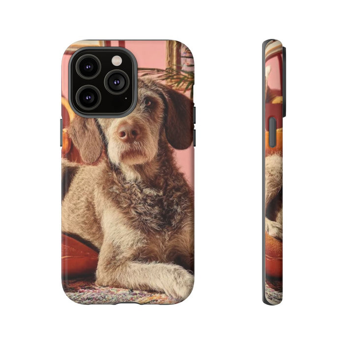 Bruine Hond Ontspant Binnen