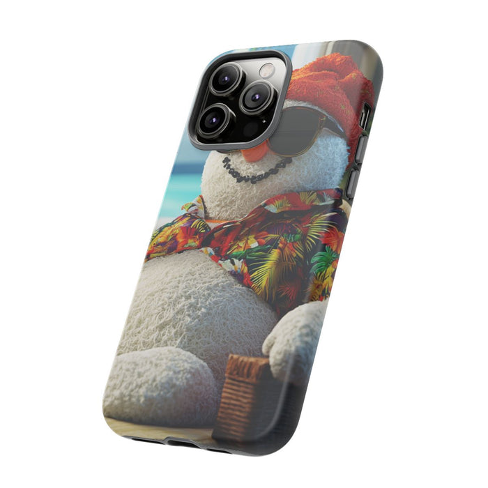 Sneeuwpop met Tropisch Overhemd en Zonnebril