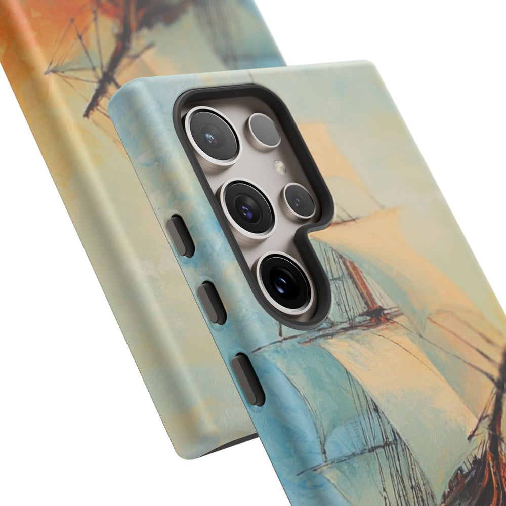 Zeilschip op Zee in Olieverf