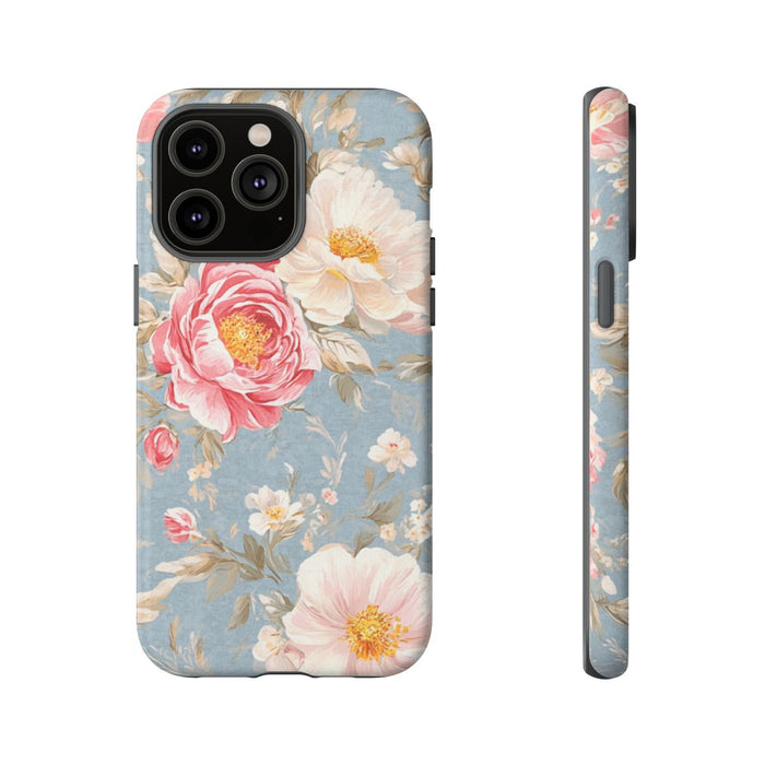 Romantisch Roze-Wit Bloemenpatroon