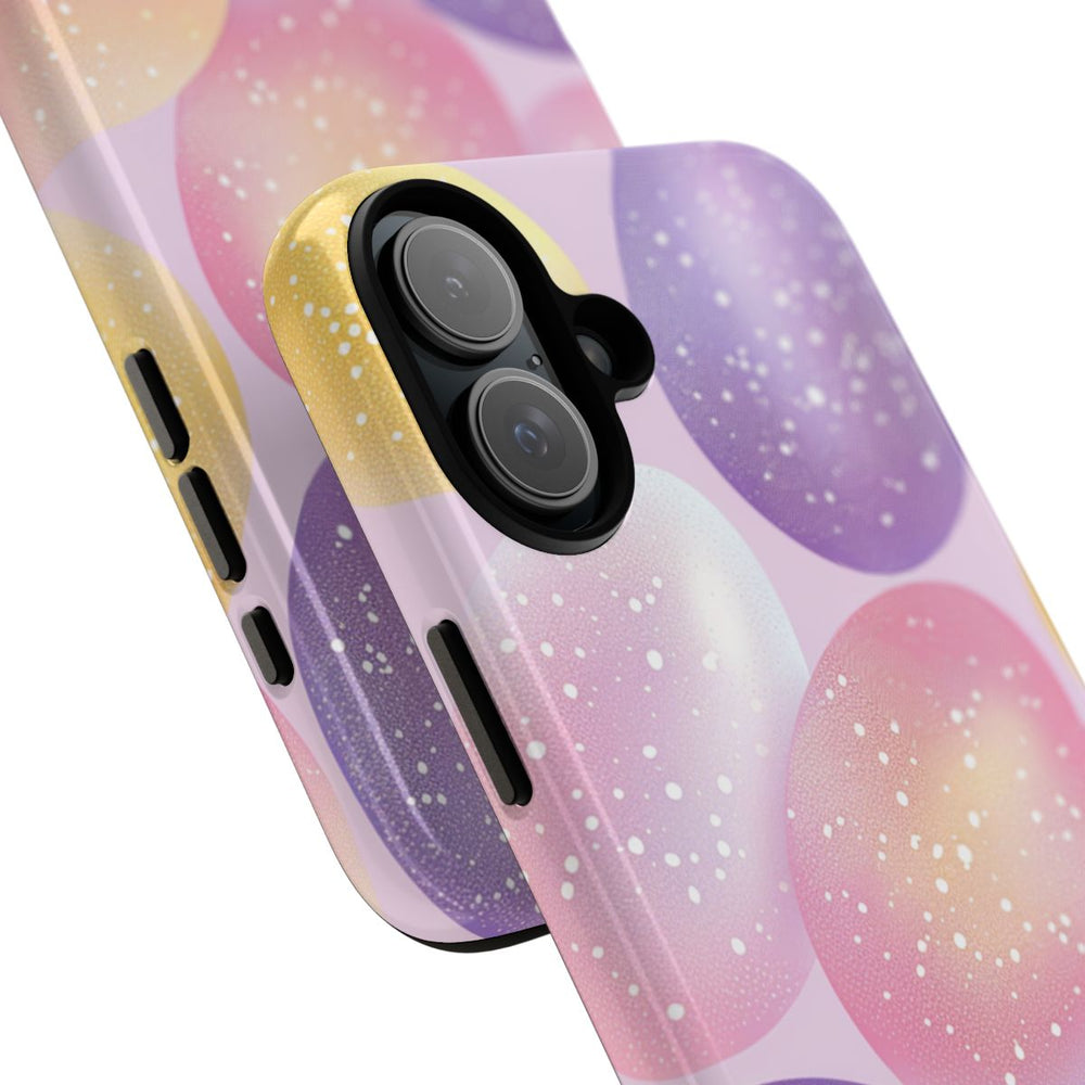 Pastelkleurige Glitter Paaseieren Patroon