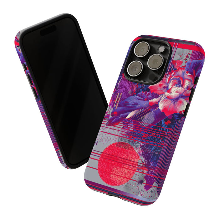 Abstracte Bloemmotieven met Neonaccenten