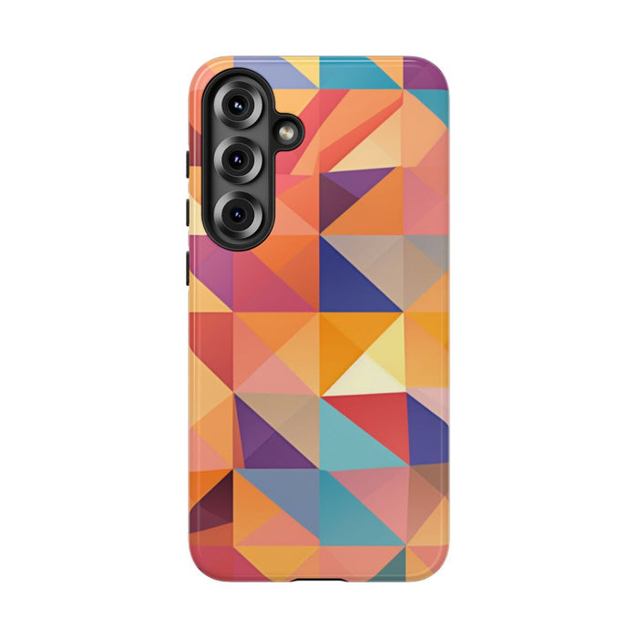 Kleurrijk Geometrisch Hoekpatroon