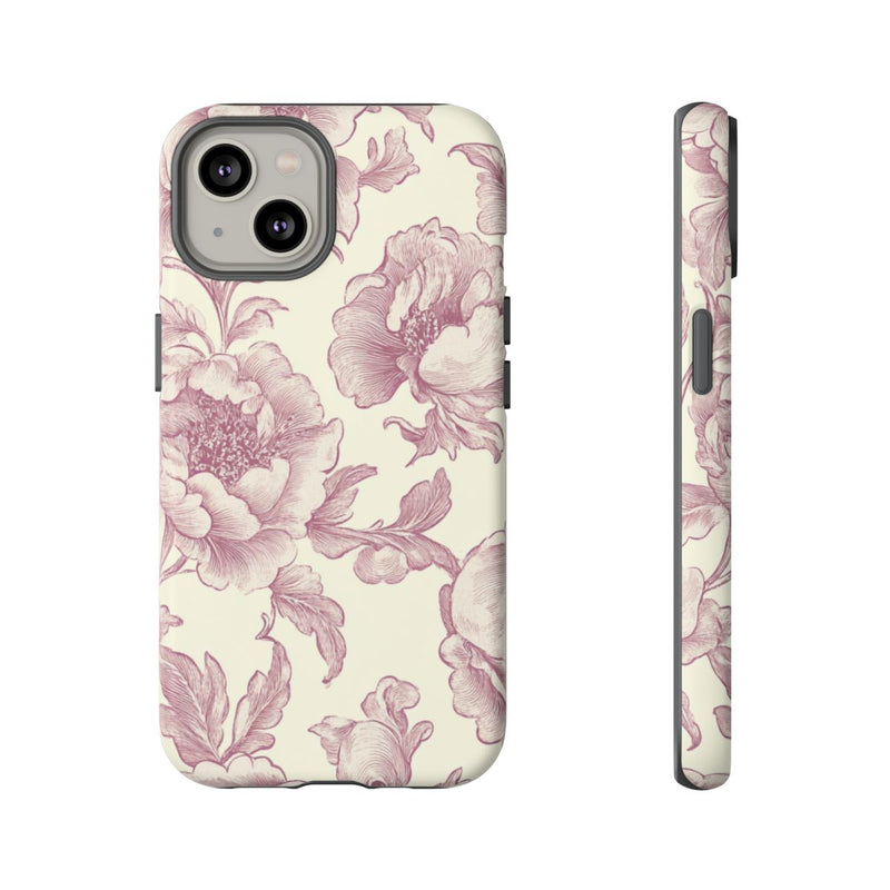 Elegante Victoriaanse Bloemenprint