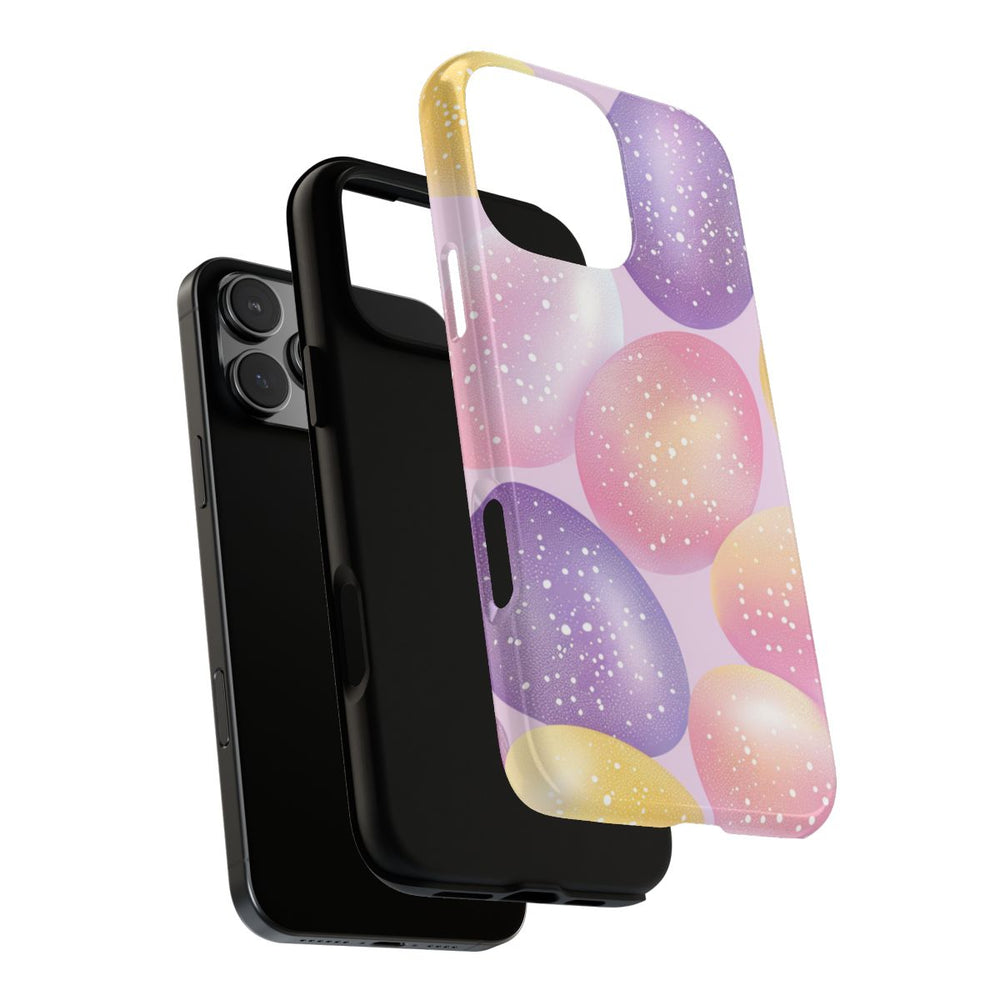 Pastelkleurige Glitter Paaseieren Patroon