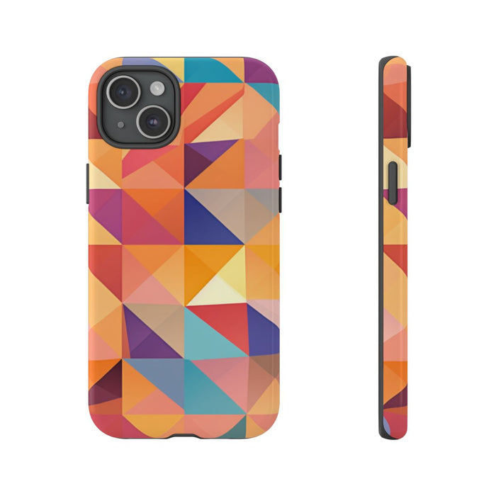 Kleurrijk Geometrisch Hoekpatroon