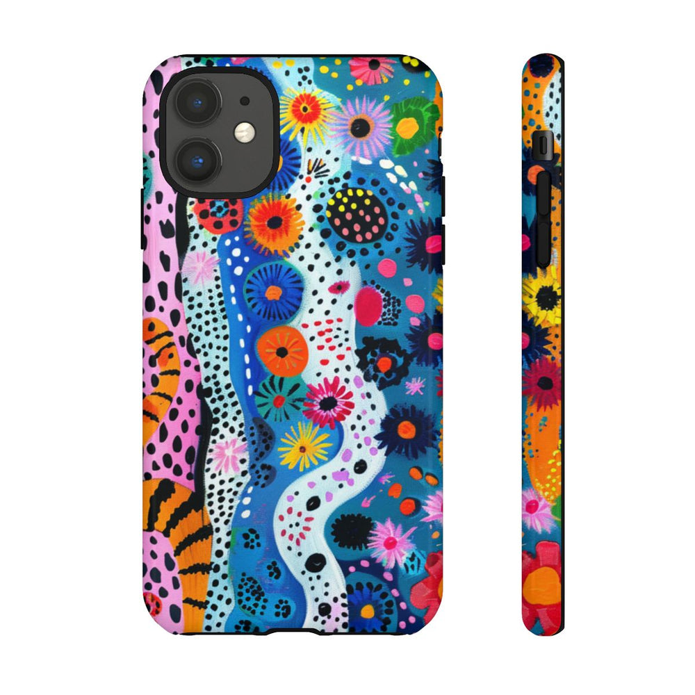 Kleurrijk Abstract Bloemen- en Dierenpatroon